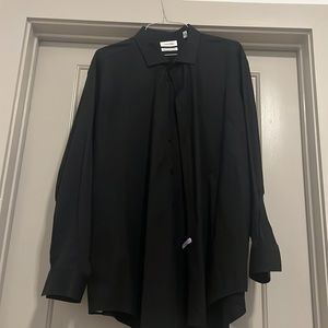19inch 34/35 Calvin Klein Black Dress Shirt